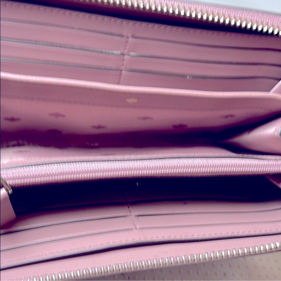 EUC Kate Spade Dusty Rose Zip-Around long Wallet - Picture 9 of 13